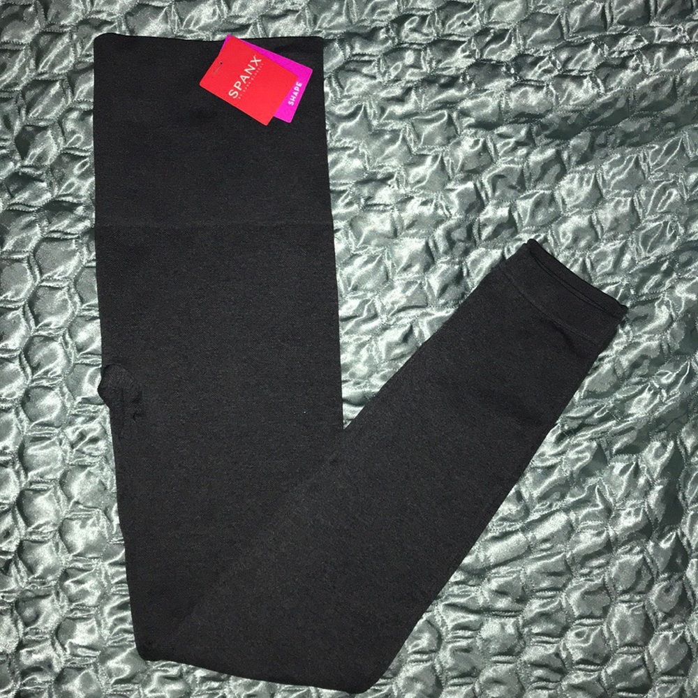 Spanx look at me now leggings hthr charcoal